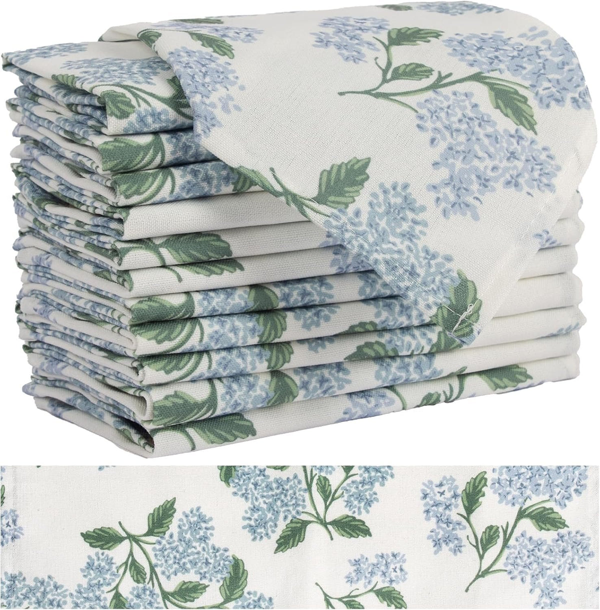 Sailorine Cotton Botanical Print Napkins additional product photo