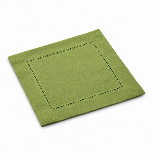 Sailorine Linen Cotton Hemstitch Napkin studio product photo