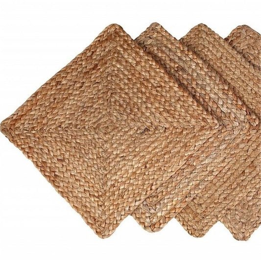 Sailorine Seagrass Square Woven Placemat Set studio product photo