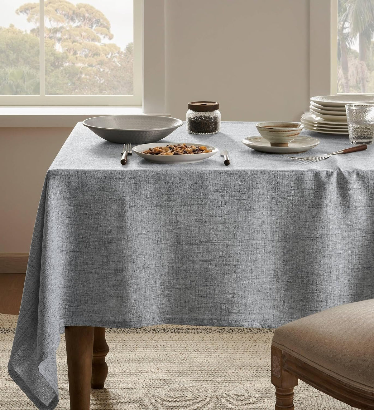 Sailorine Textured Tablecloth additional product photo