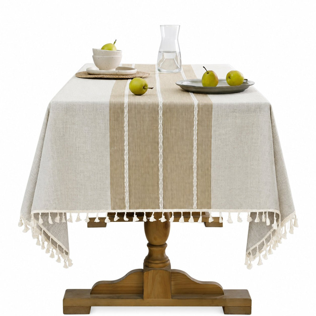 Sailorine Tassel Fringe Tablecloth studio product photo