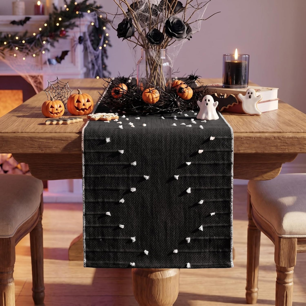 Sailorine Textured Cotton Blend Table Runner additional product photo