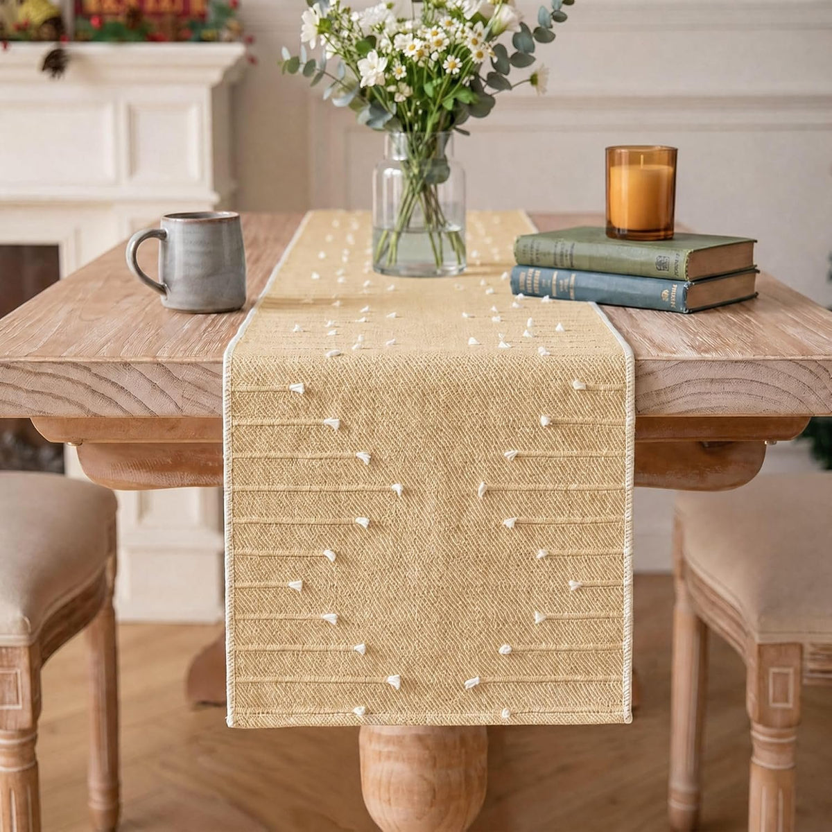 Sailorine Textured Cotton Blend Table Runner additional product photo