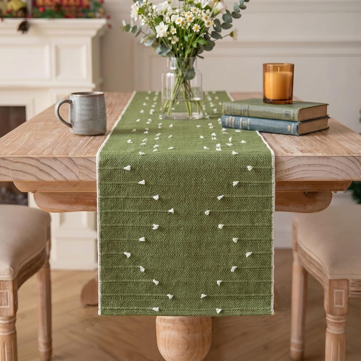 Sailorine Textured Cotton Blend Table Runner additional product photo