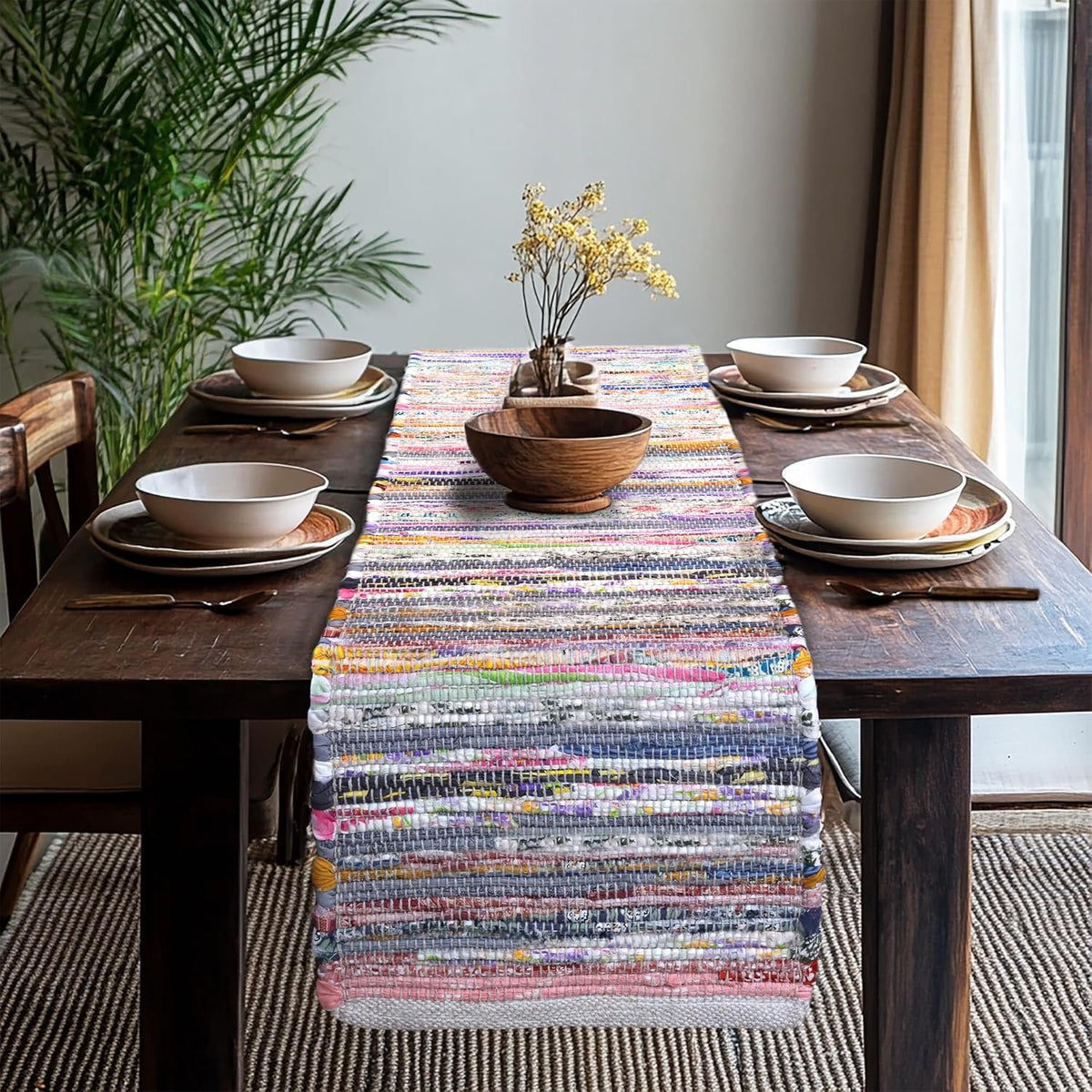 Sailorine Cotton Chindi Table Runner additional product photo