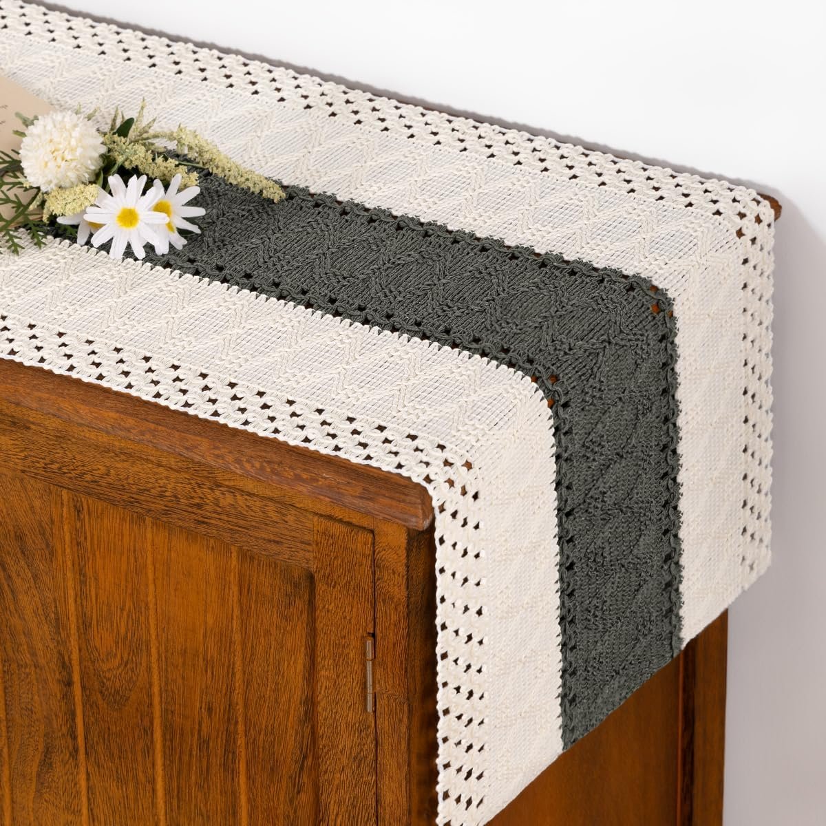 Sailorine Cotton Openwork Table Runner additional product photo
