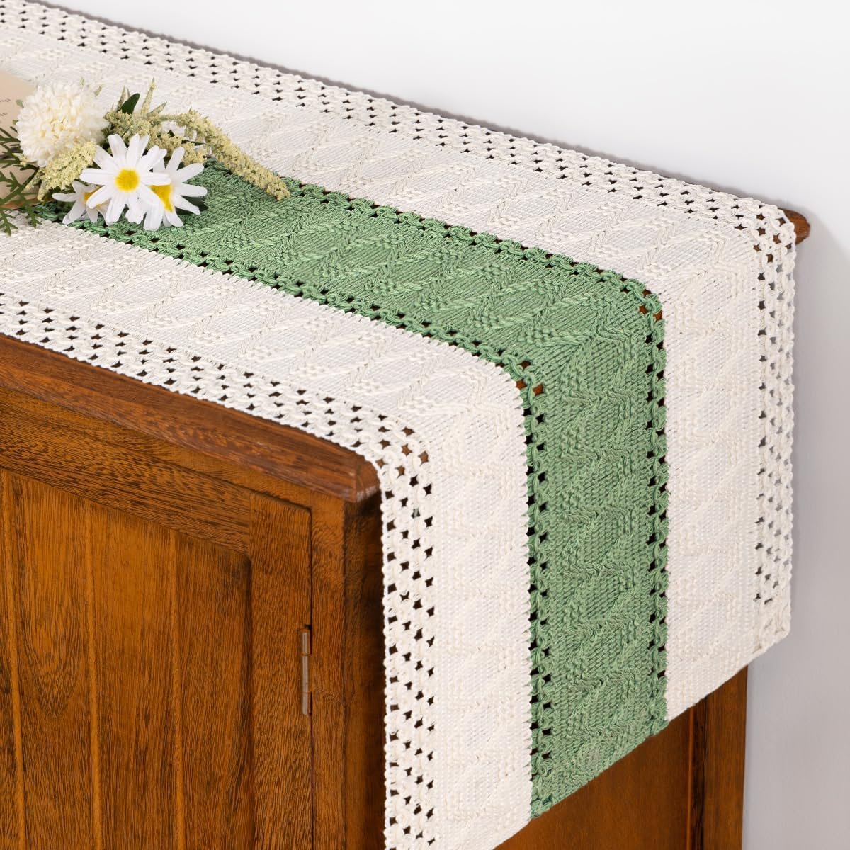 Sailorine Cotton Openwork Table Runner additional product photo