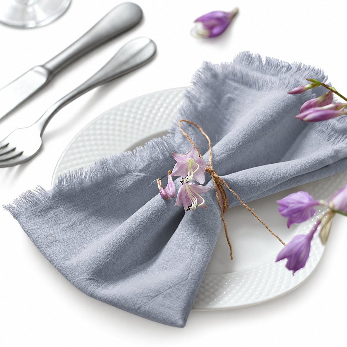 Sailorine Cotton Fringe Napkins studio product photo