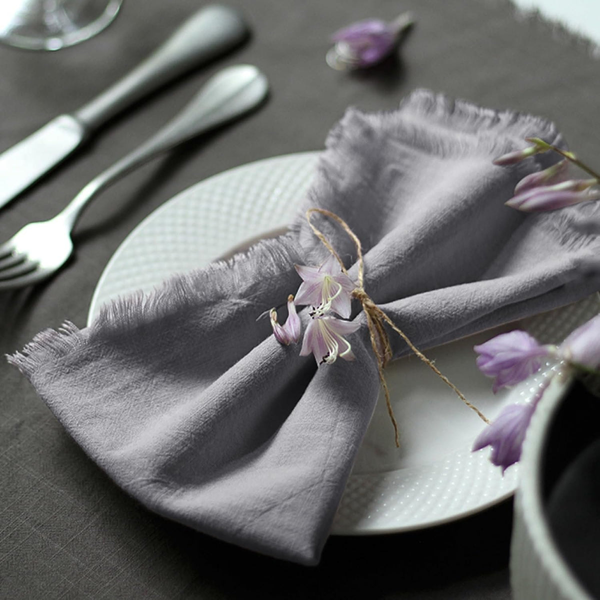 Sailorine Cotton Fringe Napkins additional product photo