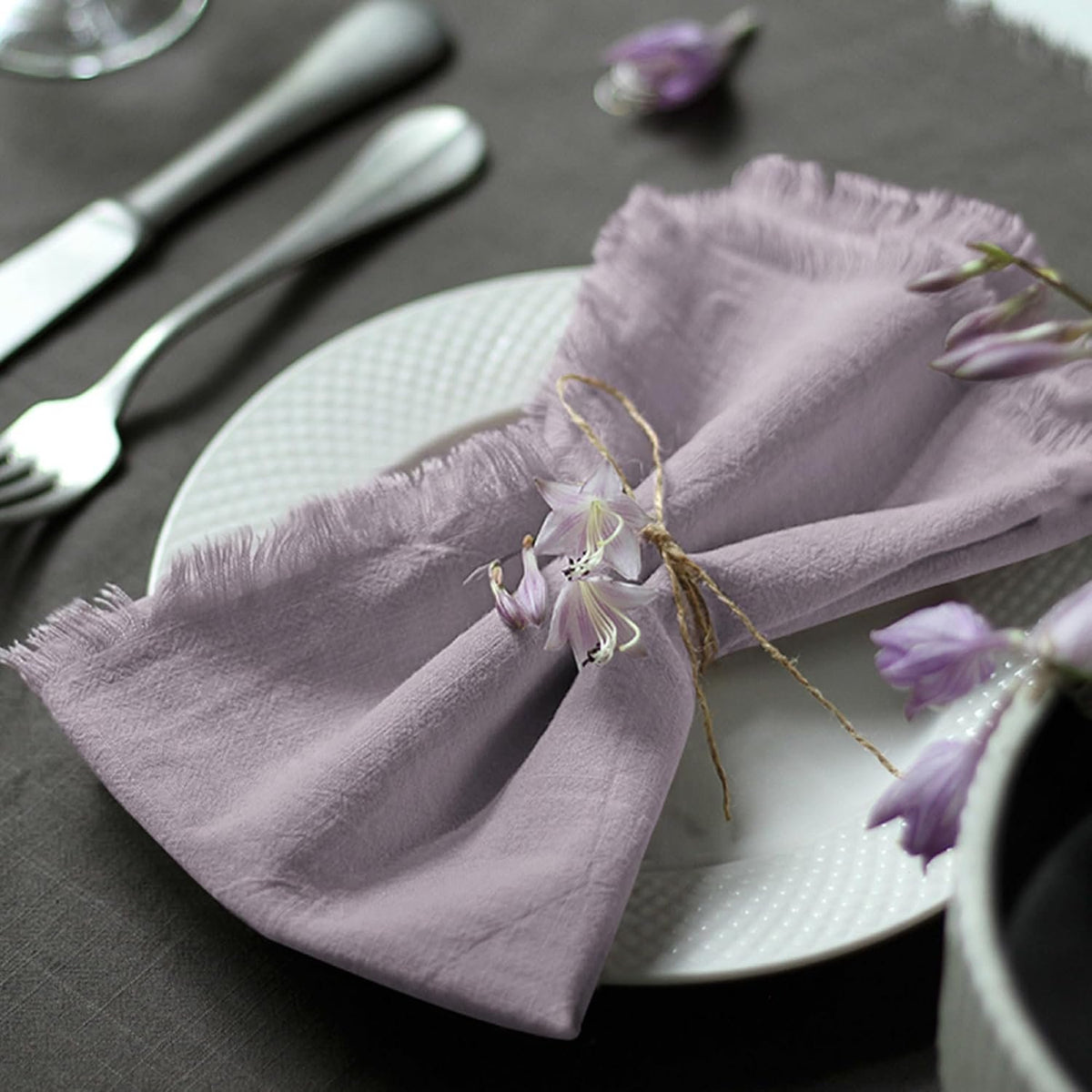Sailorine Cotton Fringe Napkins additional product photo