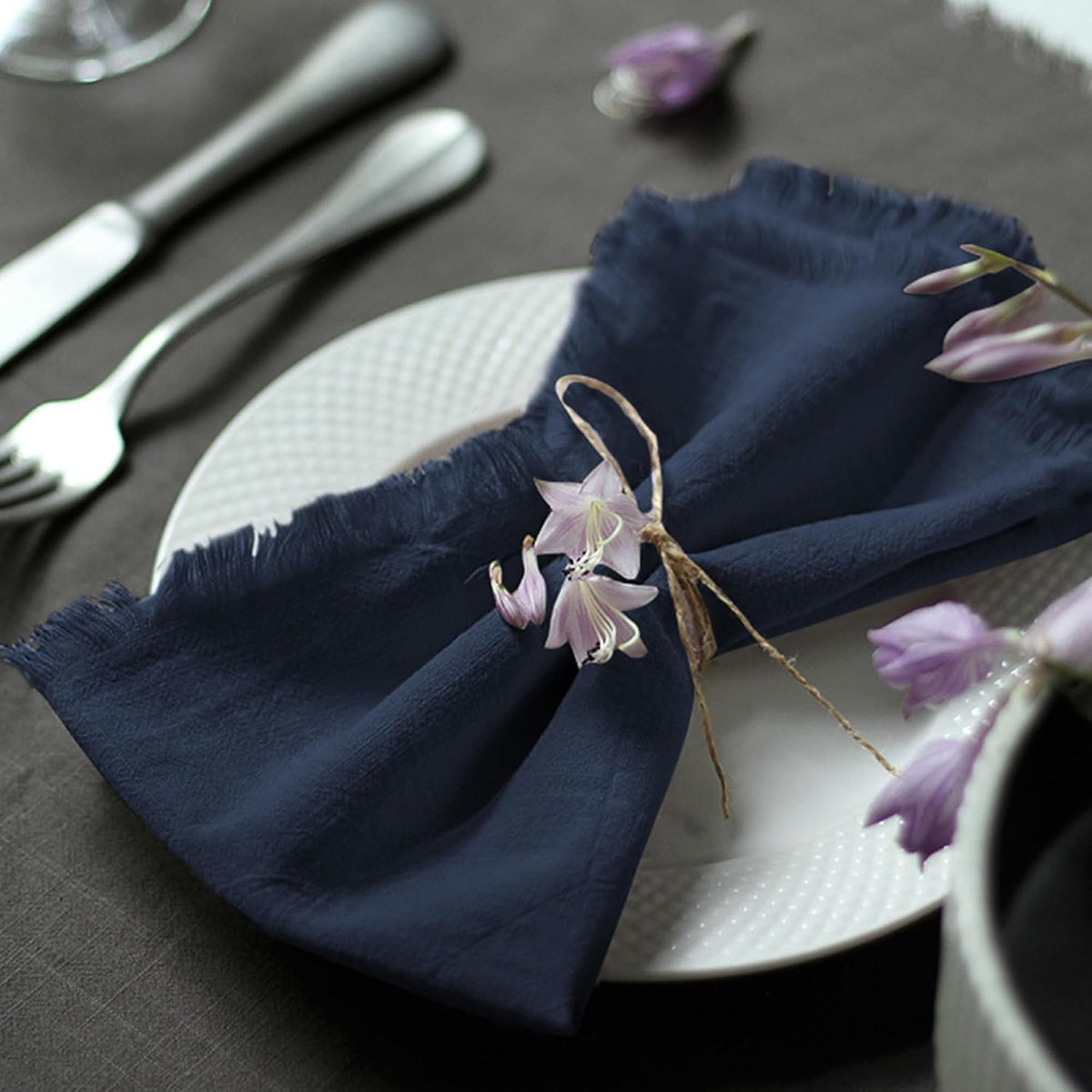 Sailorine Cotton Fringe Napkins additional product photo
