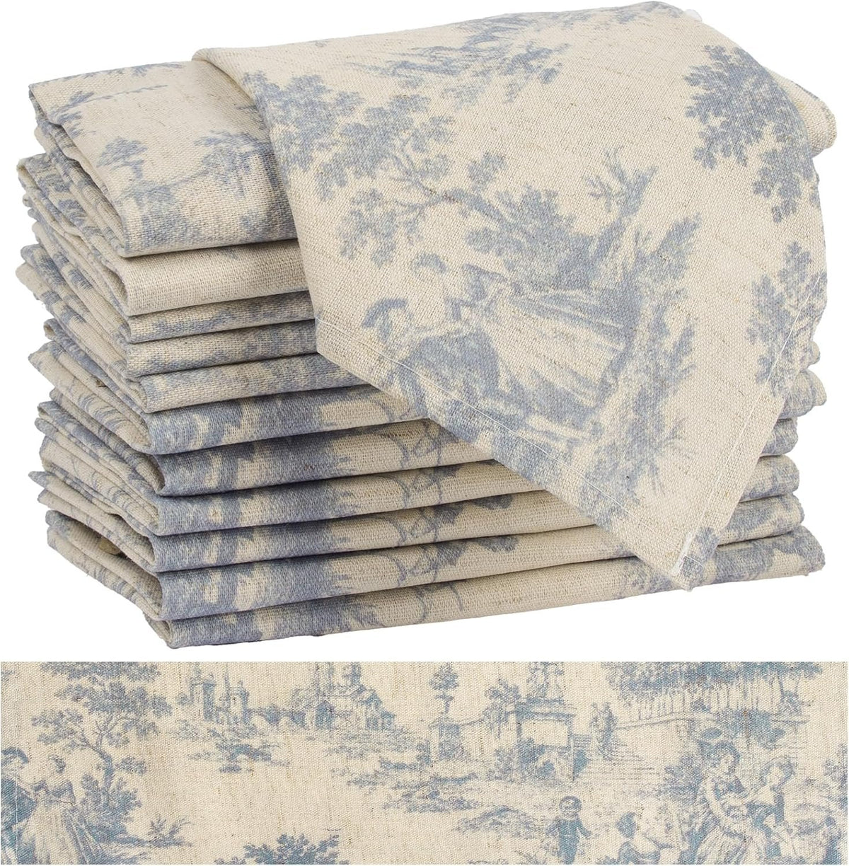Sailorine Cotton Botanical Print Napkins additional product photo