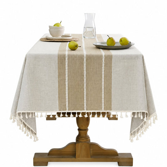 Sailorine Tassel Fringe Tablecloth studio product photo